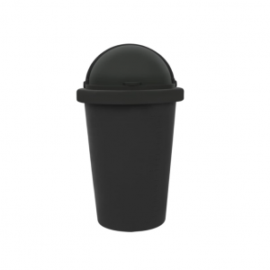 Topfit Mini Car Trash Bin Rubber (Black)